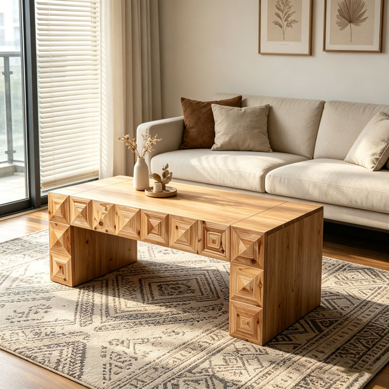 Table basse rustique 47,24 "