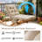 Chaise Lounge Chair Cushion Outdoor,67x22x4 In Waterproof Seat Cushions For Patio Furniture, Thick Long Lounge Cushion,with Straps, Bag, For Lawn Pool Wicker Couch Loveseat-169241165