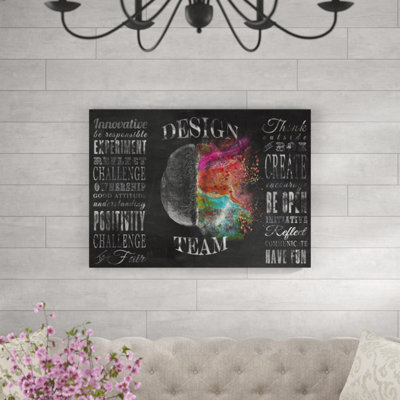 «Left and Right Brain» par Zoey Riley, impression sur toile tendue