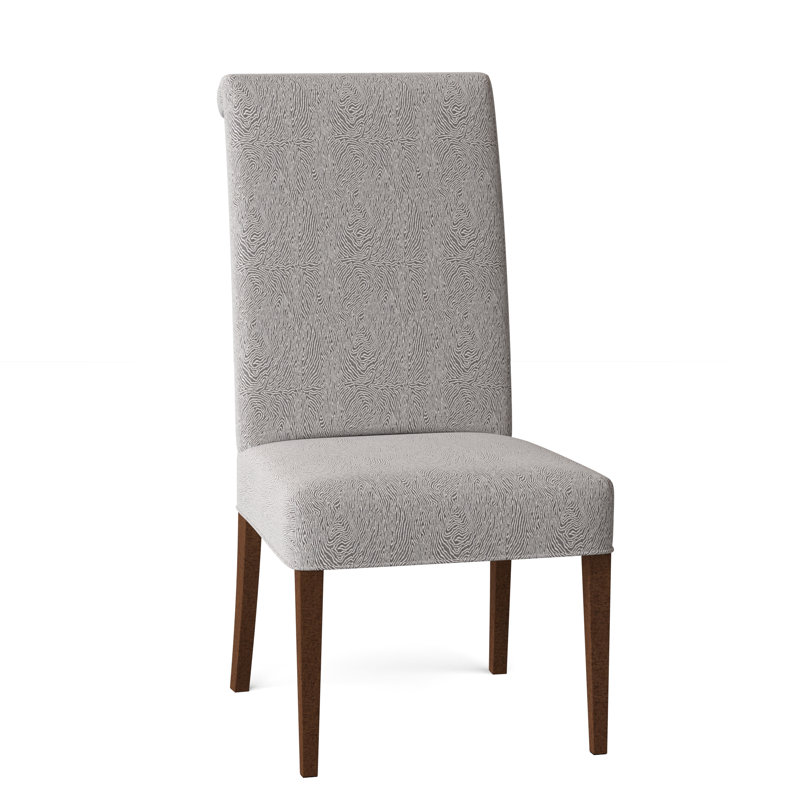 Chaise rembourrée Sebree, Noyer foncé, Loden