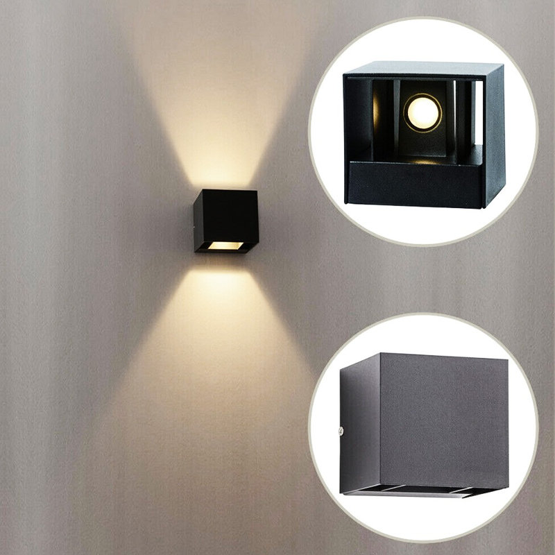 Sorrells Black 2 - Bulb 9cm H Integrated LED Outdoor Flush Mount