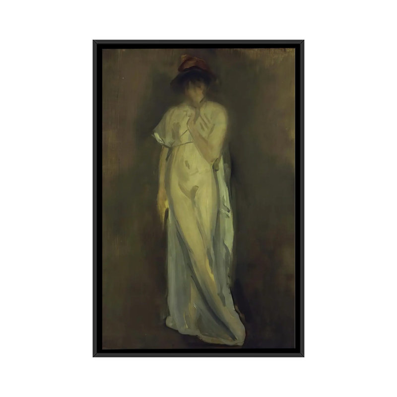 Print, 101.6 cm H x 66.04 cm W x 4.445 cm D, Black