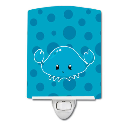 Nautical Crab Ceramic Night Light