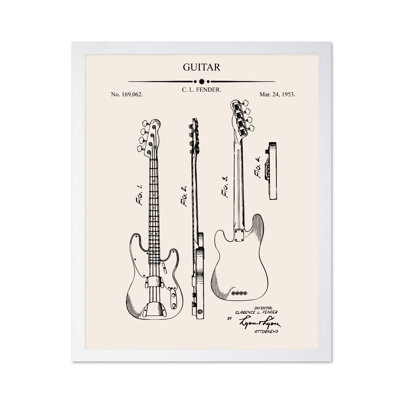 Plan de guitare électrique n ° 1