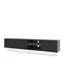 Selsey Tv Cabinet Bello 175 Cm With Black Lamells And Golden Legs