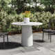 Gali 41.75'' Metal Outdoor Dining Table