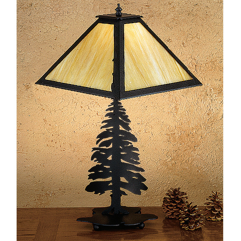 Lampe de table 21 po, Beige