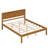 Nicanora Platform Bed Frame with Headboard, Wood Slat Support-1418541165