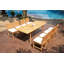 Mariano Outdoor - Piece Teak Dining Set-2008661971-1934729953