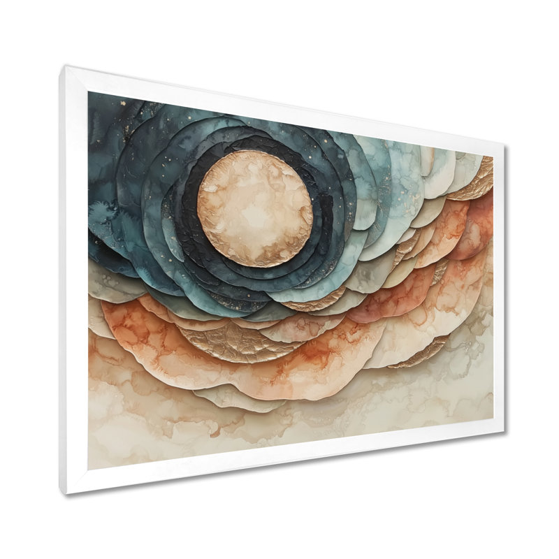 Mabery - Fantasy Wall Art, Single Picture Framed, 24" H x 32" W, White