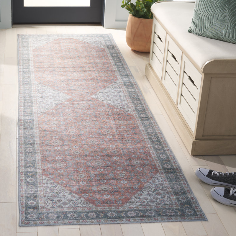 Axzel Machine Washable Performance Oriental Rug, Runner 2'6" x 8'