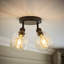 Alaynah Glass Semi Flush Mount-60105681