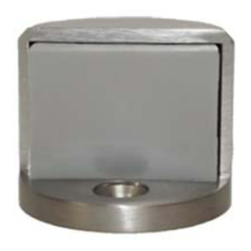 Wall Door Stop in Brushed Chrome