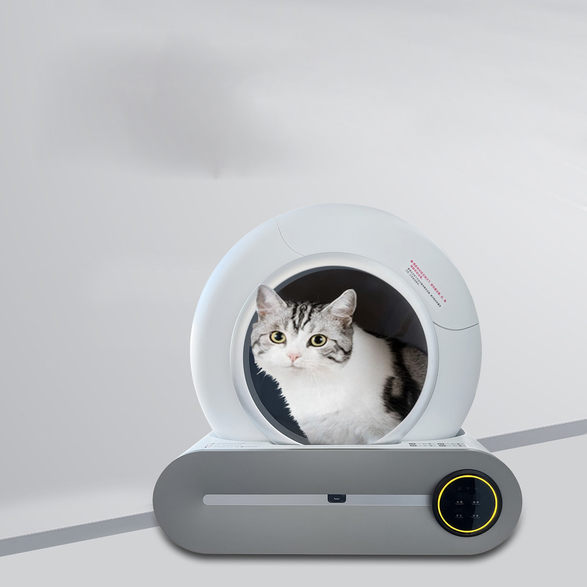 Clumping Litter Automatic Litter Box Amazon CCJKLO Plastic