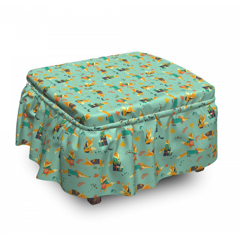 Housse pour repose-pieds avec verres foxes