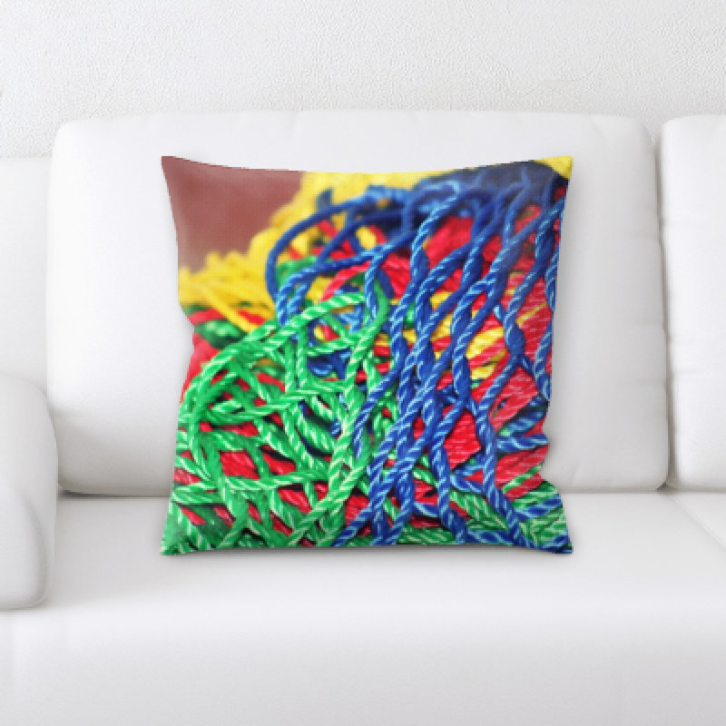 Housse et insert de coussin carré toutes couleurs