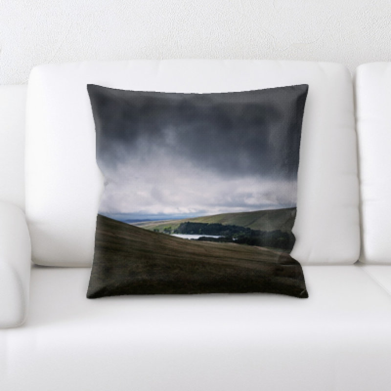 Microsuede Throw Pillow