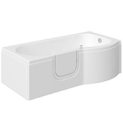 1675mm x 850mm Walk-in Standard Acrylic Bathtub