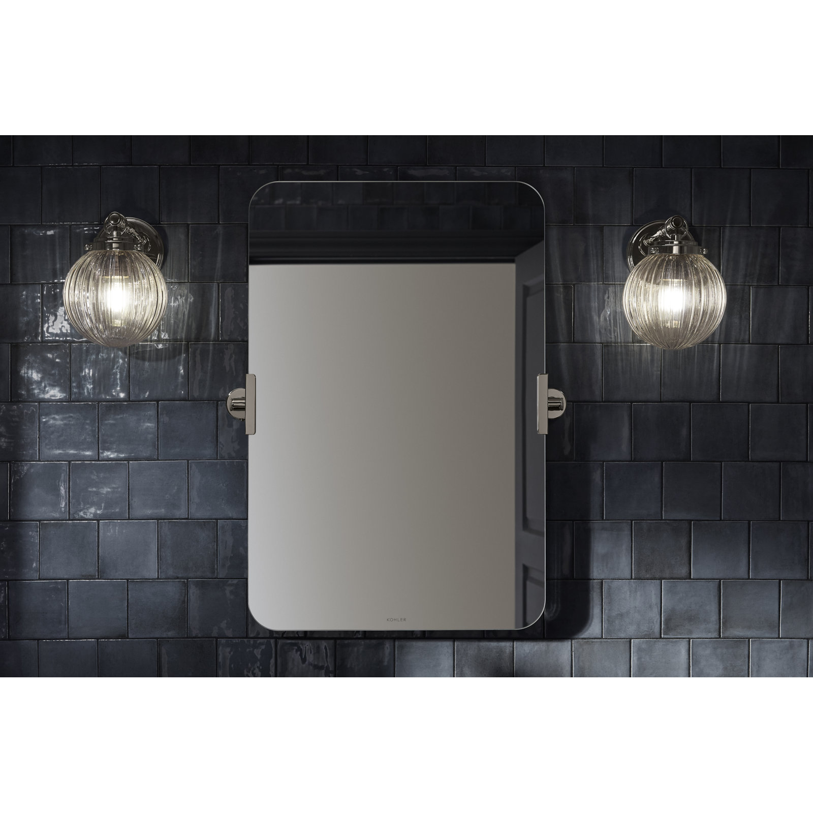 Kohler Embra 2-Light Armed Sconce, Polished Nickel