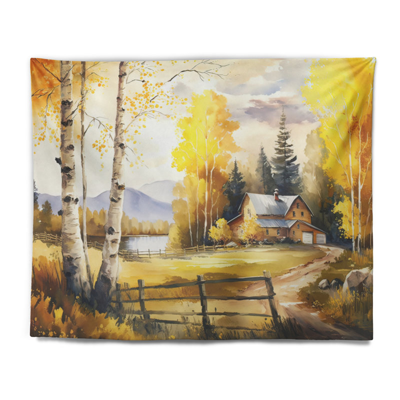 Polyester Tapestry, 32" H x 39" W