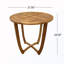 Ensemble de salle à manger 3 pièces avec table et 2 chaises à dossier en osier avec coussin