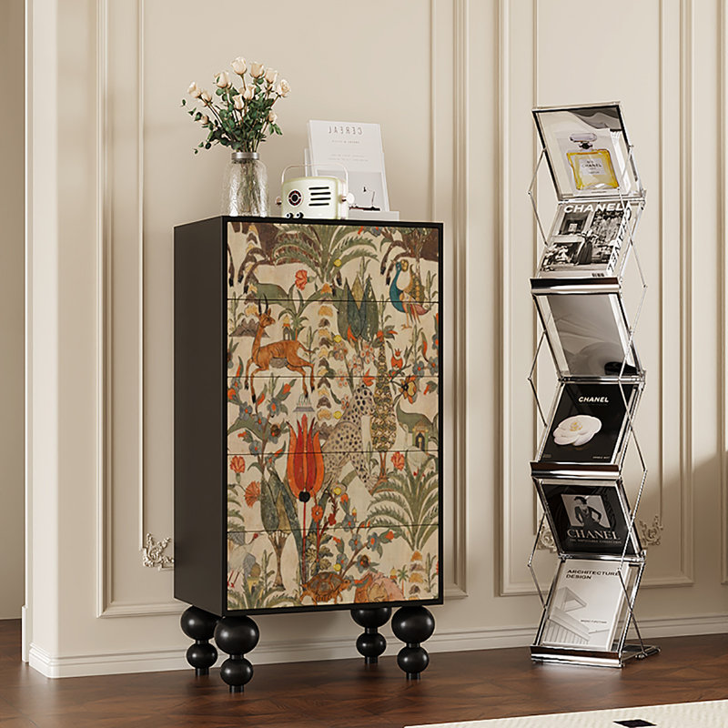 Armoire à tiroirs de style rétro avec rangement de style américain
