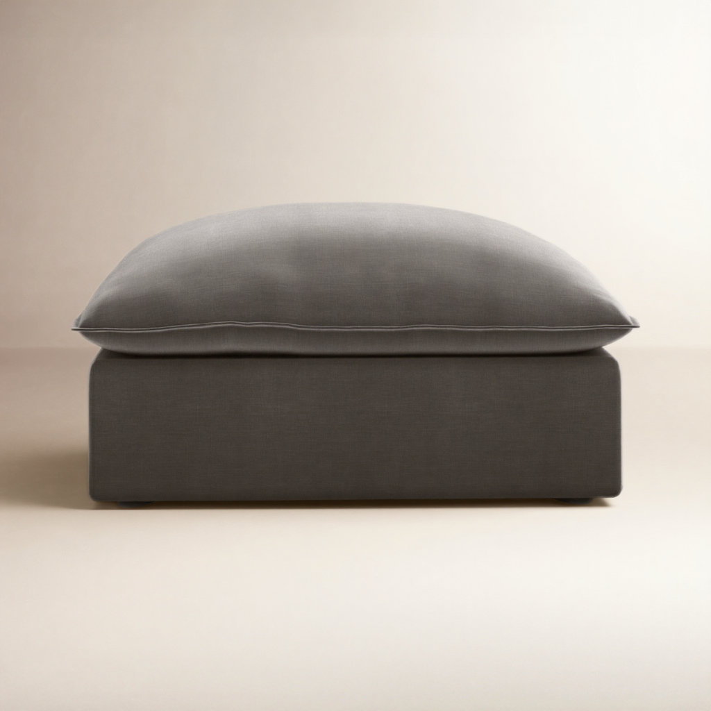 Ellaria 40" Ottoman, Peyton Slate