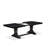 9-piece dining set includes a breakfast table and 8 Light Beige Linen Fabric kitchen chairs & black legs with Button Tufted Back - Sand Blasting Black finish.-423679720