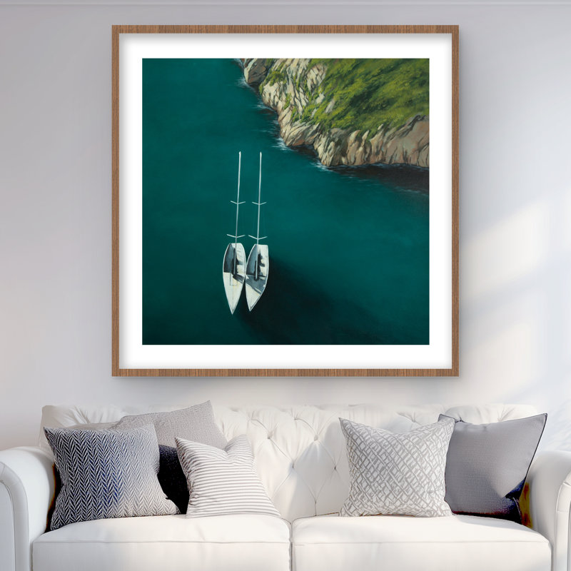 «Smooth nauting - Marine Sea», reproduction encadrée matte | Décoration intérieure