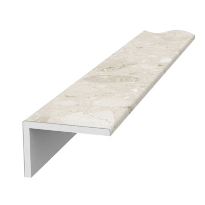 FlexStone 3" x 95" Remodel Trim with 2" Lip in Calabria