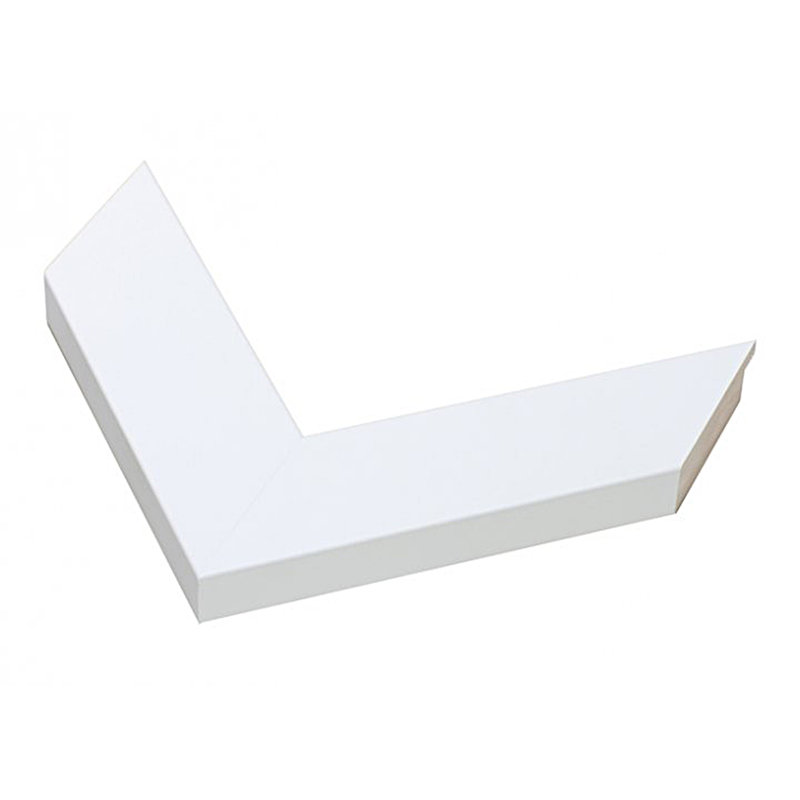 Howliet Wood Wall Mirror, White