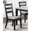 Classic Stylish 5Pc Dining Set Kitchen Dinette Wooden Top Table And Chairs Cushions Seats Ladder Back Chair Dining Room-302610017