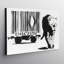 Banksy Barcode Leopard by Banksy - Wrapped Canvas Print-962695983