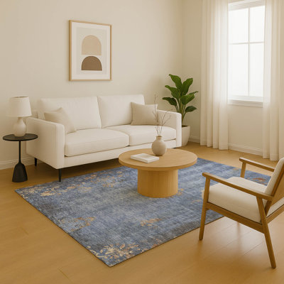 Tapis floral lavable à la machine de qualité supérieure AMF1788