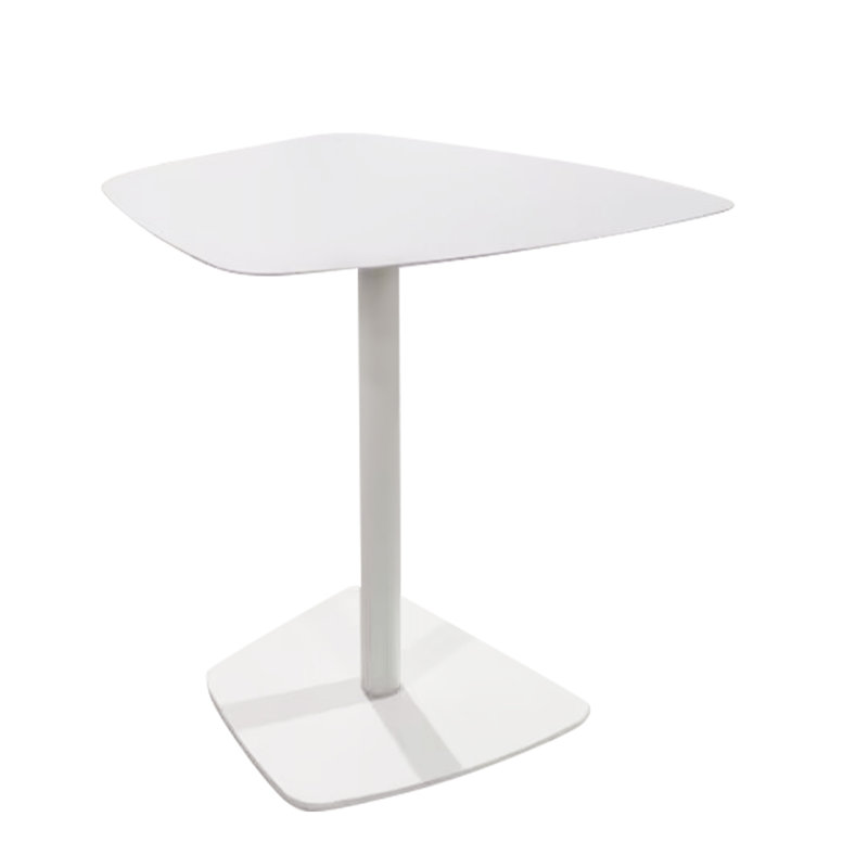 Glenis Iron Top End Table, White