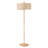 Monte FLOOR LAMP WITH PAPER RATTAN WEAVE SHADE