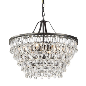 Beverly 6-Light Dimmable Tiered Chandelier