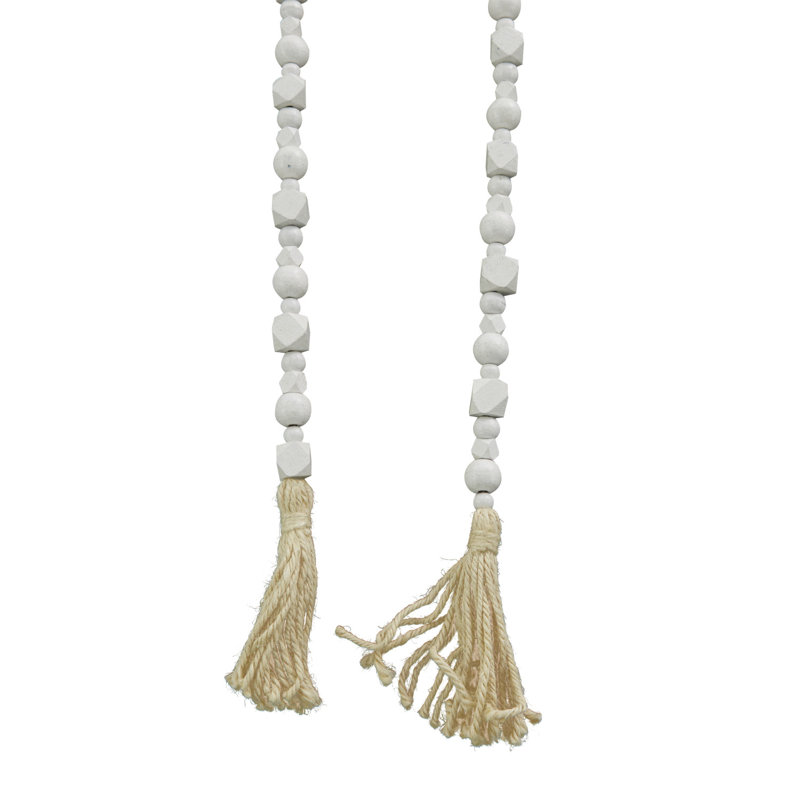 Guirlande Bead, Blanc
