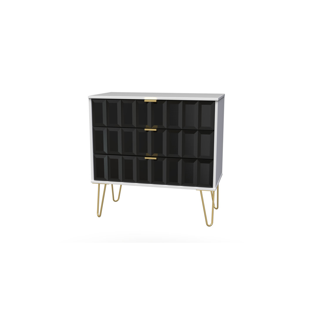 Fully Assembled Aleksej 3 - Drawer Chest of Drawers