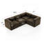 Canapé modulaire moderne à assise profonde en velours de performance L 4 pièces pour salon-1361051894-1364307734