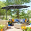 Parasol en porte-à-faux 118,00 po Teria-1367242477