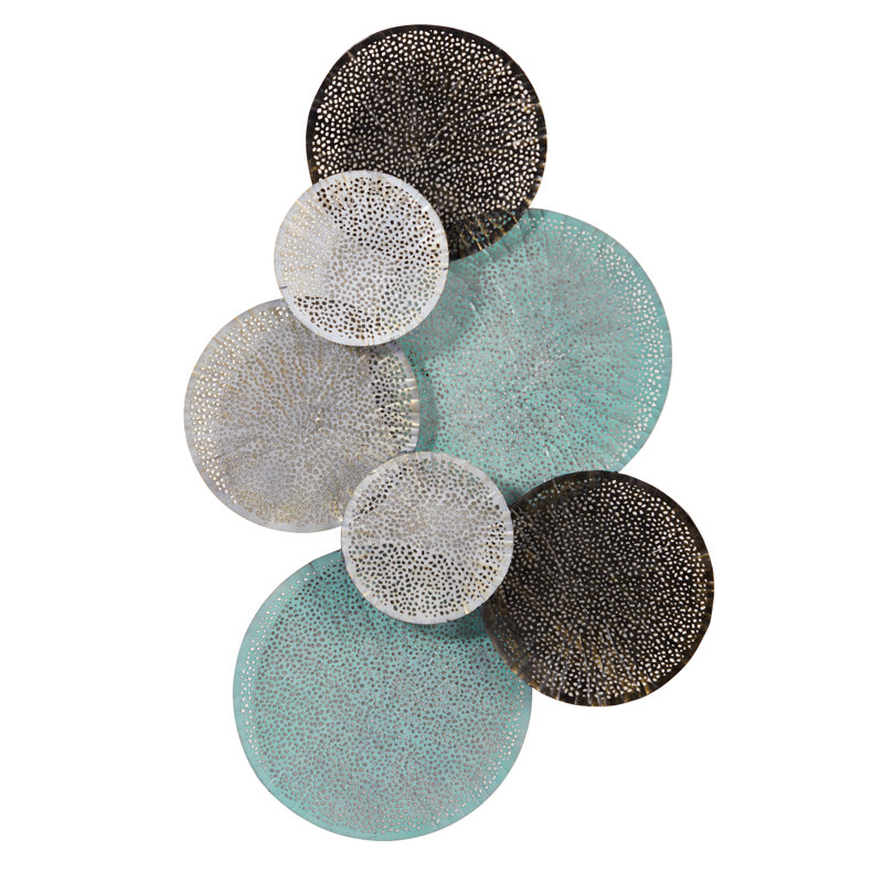 Boho Abstract Wall Decor on Metal