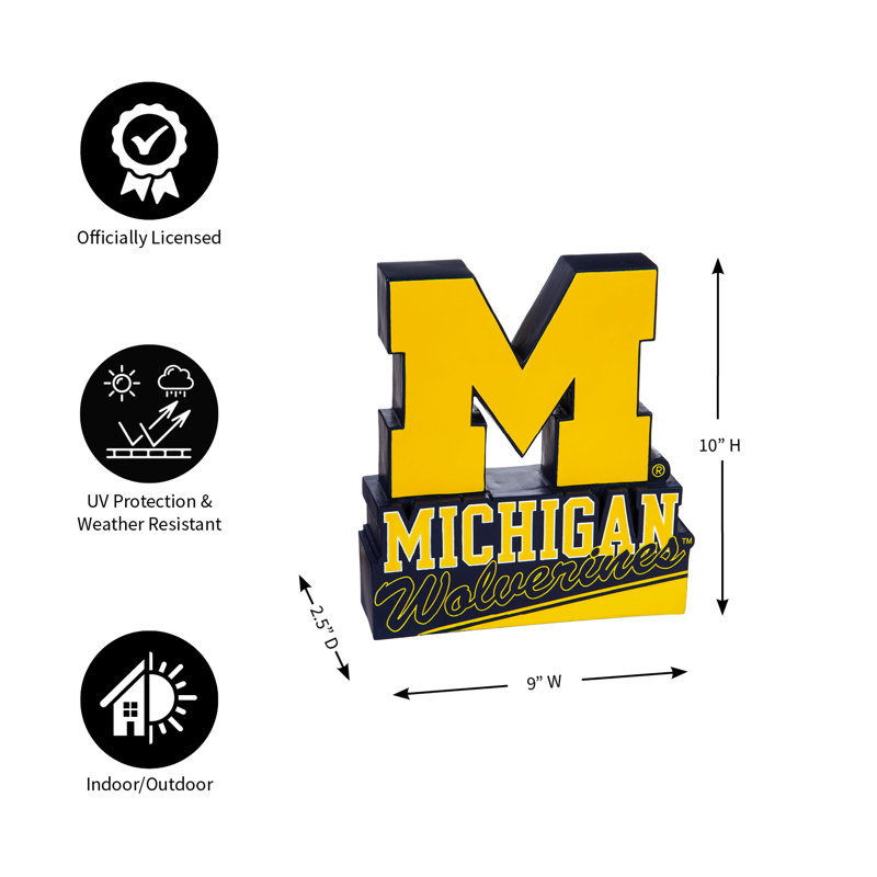 Statue mascotte ncaa, Université du Michigan