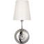 Vendome Single Sconce with White Glass-66560717