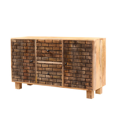 Cecina 120cm Solid Wood Sideboard