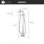 Robinet de baignoire romaine à fixation sur plancher à poignée simple avec douche à main Rift Collection - Noir mat-92021219