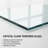 Interior Door Slab with Matching Frame – 3 Lite Clear Glass Black MDF Interior Door for Modern Living Spaces-119379530-119379532