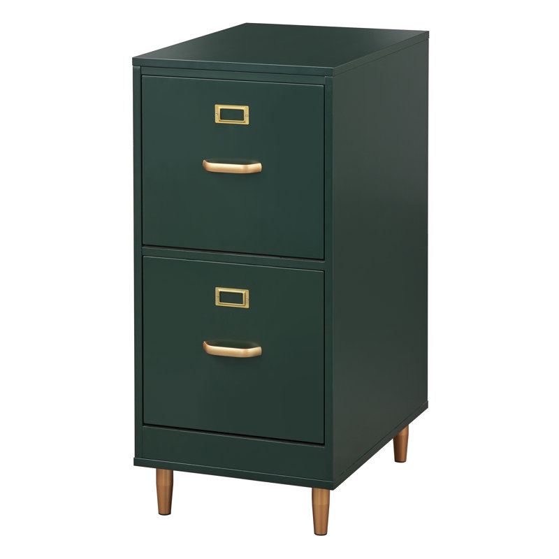 Dahle 2-Drawer Vertical File Cabinet, Green