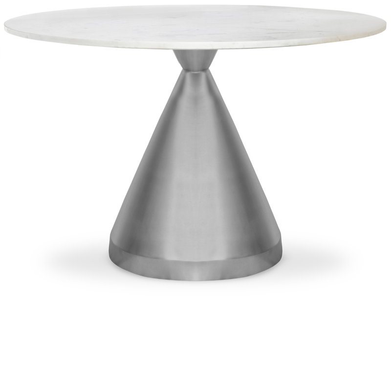 Table de salle à manger Heiderose, Argent