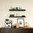 Black 23.6" Floating Shelves, Wall-Mounted Floating Shelf for Living Room, Bedroom, Bathroom-305153099-331646424
